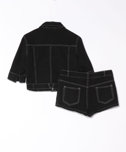 almo(アルモ)の「【LAMPOON】ブラックデニムセットアップ(セットアップ・レディース・ブラック・MEDIUM/SMALL/LARGE)」の9枚目の写真