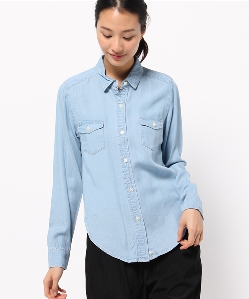 allureville（アルアバイル）の「テンセルデニムシャツ（シャツ
