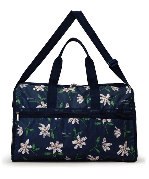 LeSportsac（レスポートサック）の「DELUXE LG WEEKENDER フローラルブルームズネイビー（ボストンバッグ・レディース・ブルー・FREE）」の3枚目の写真