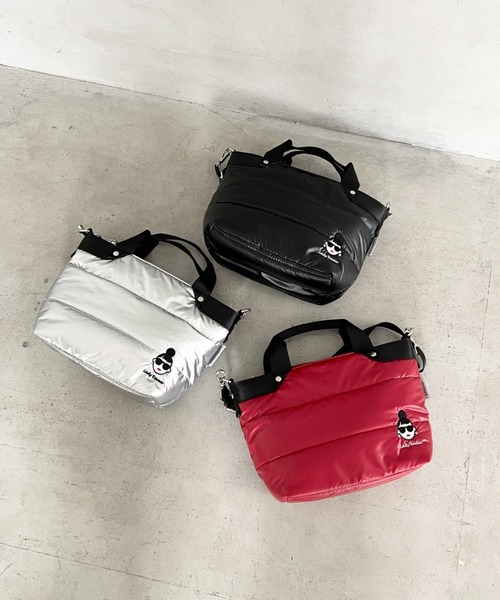 HAPPY FACE(ハッピーフェイス)の「EMMA顔刺?ボンディング2WAY BK(ショルダーバッグ・レディース・ブラック・ONE SIZE)」の6枚目の写真