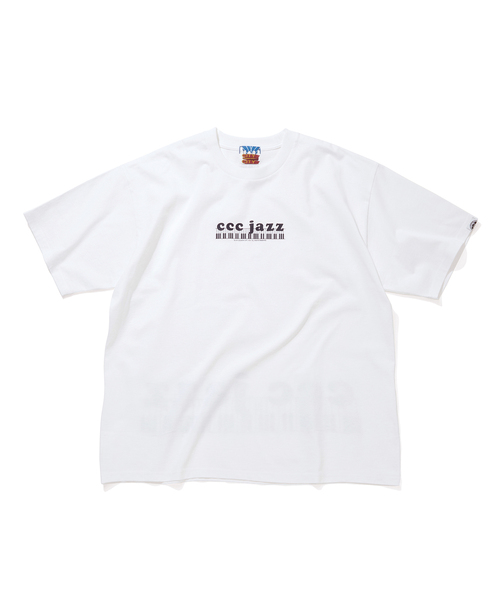 CITY COUNTRY CITY(シティーカントリーシティー)の「CITY COUNTRY CITY / シティーカントリーシティー CCC JAZZ(Tシャツ/カットソー・メンズ・ネイビー/ホワイト・SMALL/LARGE/MEDIUM)」の2枚目の写真