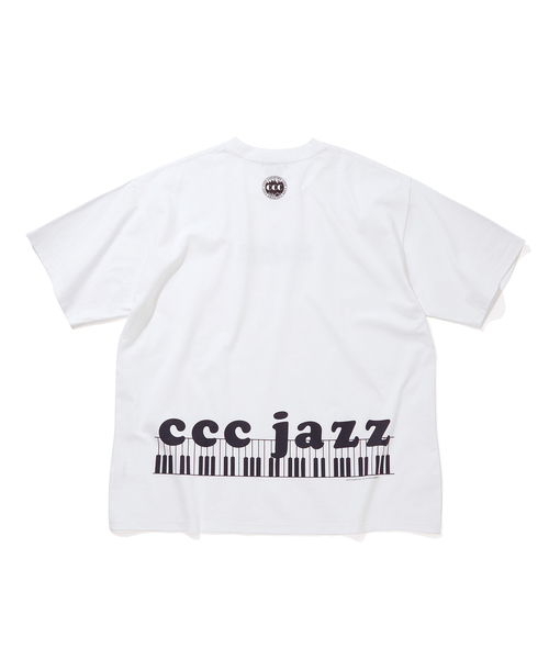 CITY COUNTRY CITY(シティーカントリーシティー)の「CITY COUNTRY CITY / シティーカントリーシティー CCC JAZZ(Tシャツ/カットソー・メンズ・ネイビー/ホワイト・SMALL/LARGE/MEDIUM)」の3枚目の写真