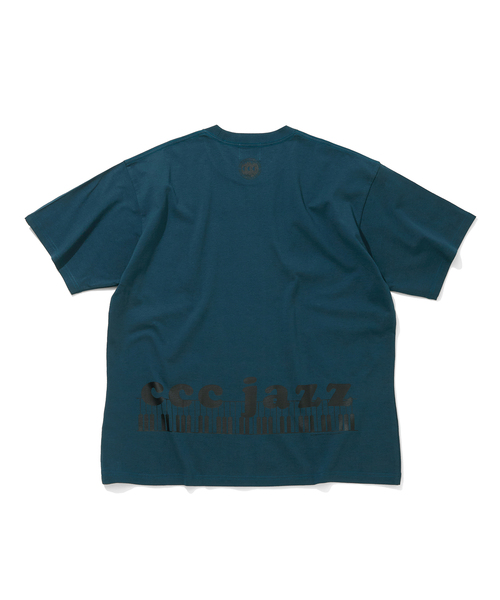 CITY COUNTRY CITY(シティーカントリーシティー)の「CITY COUNTRY CITY / シティーカントリーシティー CCC JAZZ(Tシャツ/カットソー・メンズ・ネイビー/ホワイト・SMALL/LARGE/MEDIUM)」の6枚目の写真