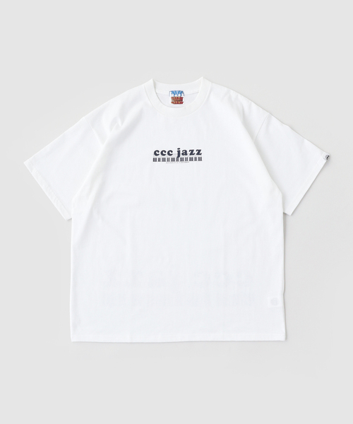 CITY COUNTRY CITY(シティーカントリーシティー)の「CITY COUNTRY CITY / シティーカントリーシティー CCC JAZZ(Tシャツ/カットソー・メンズ・ネイビー/ホワイト・SMALL/LARGE/MEDIUM)」の9枚目の写真