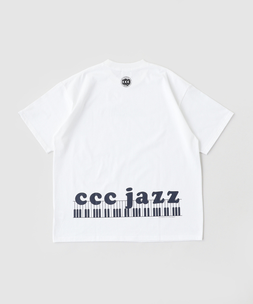 CITY COUNTRY CITY(シティーカントリーシティー)の「CITY COUNTRY CITY / シティーカントリーシティー CCC JAZZ(Tシャツ/カットソー・メンズ・ネイビー/ホワイト・SMALL/LARGE/MEDIUM)」の10枚目の写真