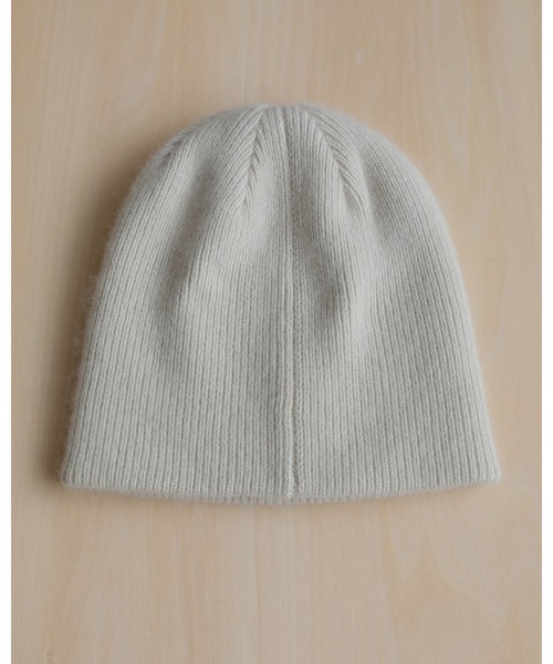 anuke(アンヌーク)の「Raccoon Knit Beanie(ニットキャップ/ビーニー・レディース・アイボリー/ラベンダー/オリーブ/チャコールグレー・FREE)」の20枚目の写真