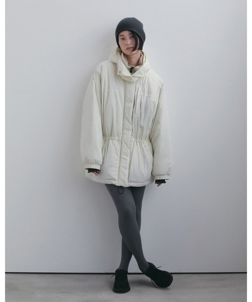 anuke(アンヌーク)の「Raccoon Knit Beanie(ニットキャップ/ビーニー・レディース・アイボリー/ラベンダー/オリーブ/チャコールグレー・FREE)」の15枚目の写真