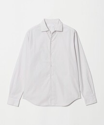 【WEB限定 WARDROBE SMART】コットン ワイドカラー スキッパー シャツ