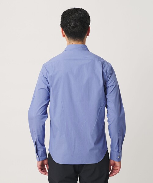 BEAUTY&YOUTH UNITED ARROWS(ビューティーアンドユースユナイテッドアローズ)の「【WEB限定 WARDROBE SMART】コットン ワイドカラー スキッパー シャツ(シャツ/ブラウス・メンズ・ブラック/コバルトブルー/ホワイト/ライトグレー・M/L/XL/S)」の13枚目の写真