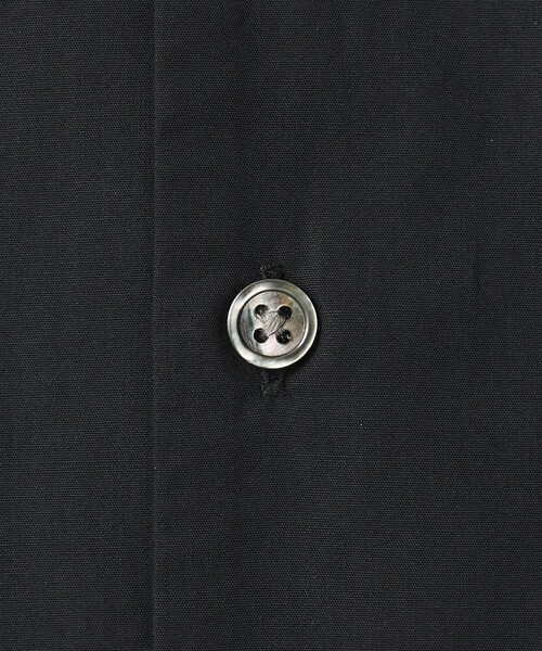 BEAUTY&YOUTH UNITED ARROWS(ビューティーアンドユースユナイテッドアローズ)の「【WEB限定 WARDROBE SMART】コットン ワイドカラー スキッパー シャツ(シャツ/ブラウス・メンズ・ブラック/コバルトブルー/ホワイト/ライトグレー・M/L/XL/S)」の7枚目の写真