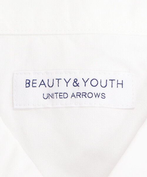BEAUTY&YOUTH UNITED ARROWS(ビューティーアンドユースユナイテッドアローズ)の「【WEB限定 WARDROBE SMART】コットン ワイドカラー スキッパー シャツ(シャツ/ブラウス・メンズ・ブラック/コバルトブルー/ホワイト/ライトグレー・M/L/XL/S)」の6枚目の写真
