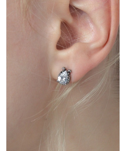 Bilan(ビラン)の「( 金属アレルギー軽減 サージカルステンレス ) ヴィンテージライクビジューピアス / 【BILAN】 Vintage Like Bijou Pierce(ピアス(両耳用)・レディース・ゴールド/シルバー・FREE)」の1枚目の写真