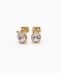 ( 金属アレルギー軽減 サージカルステンレス ) ヴィンテージライクビジューピアス / 【BILAN】 Vintage Like Bijou Pierce