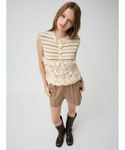 LILY BROWN(リリーブラウン)の「ショートパンツ(その他パンツ・レディース・チェック/ダークネイビー/ベージュ・1/0)」の16枚目の写真
