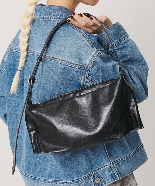 mur(ミュール)の「<mur>NUOVO BAG MINI ショルダーバッグ(ショルダーバッグ・レディース・ブラック/ダークブラウン・FREE)」の2枚目の写真