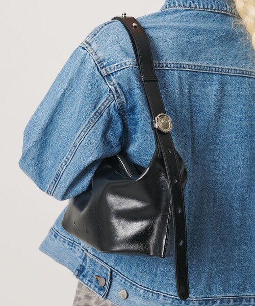 mur(ミュール)の「<mur>NUOVO BAG MINI ショルダーバッグ(ショルダーバッグ・レディース・ブラック/ダークブラウン・FREE)」の21枚目の写真