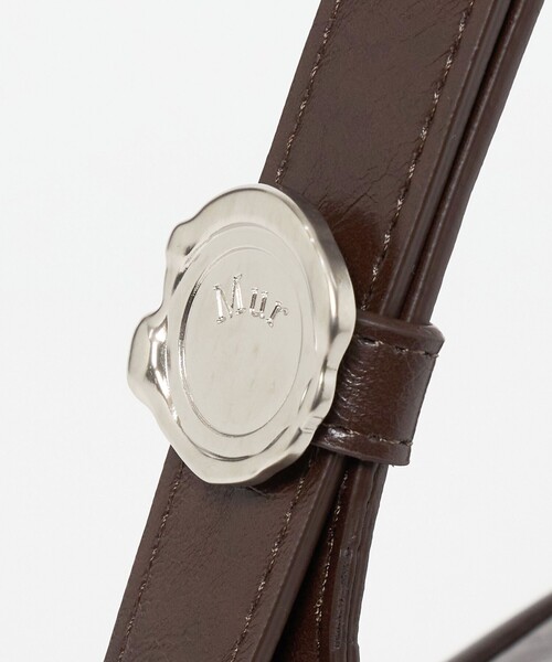 mur(ミュール)の「<mur>NUOVO BAG MINI ショルダーバッグ(ショルダーバッグ・レディース・ブラック/ダークブラウン・FREE)」の8枚目の写真