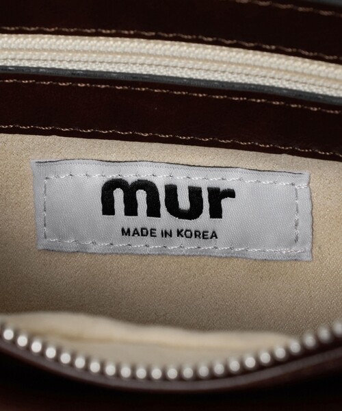mur(ミュール)の「<mur>NUOVO BAG MINI ショルダーバッグ(ショルダーバッグ・レディース・ブラック/ダークブラウン・FREE)」の12枚目の写真