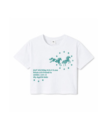 ネイ クロップ半袖Tシャツ