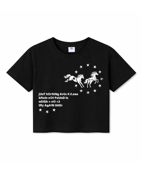 MILLION DAY(ミリオンデイ)の「ネイ クロップ半袖Tシャツ(Tシャツ/カットソー・レディース・ライム/ホワイト/ブラック・SMALL/MEDIUM/LARGE)」の4枚目の写真