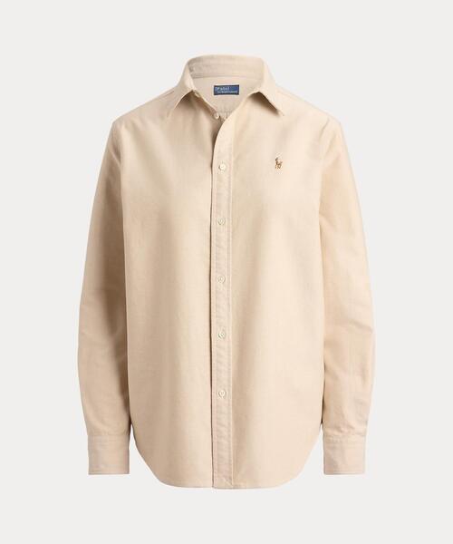 POLO RALPH LAUREN（ポロ ラルフ ローレン）の「クラシック フィット コットン オックスフォード シャツ（シャツ/ブラウス・レディース・ブラウン系6・S/M/XS）」の2枚目の写真
