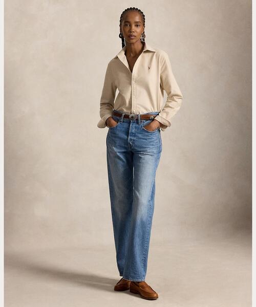 POLO RALPH LAUREN（ポロ ラルフ ローレン）の「クラシック フィット コットン オックスフォード シャツ（シャツ/ブラウス・レディース・ブラウン系6・S/M/XS）」の6枚目の写真