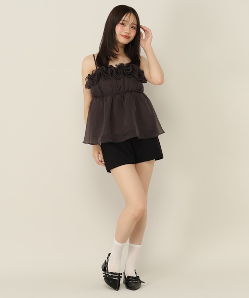 Heather(ヘザー)の「アソートコンパクトタイトショートパンツ 1063858(その他パンツ・レディース・ブラック系その他/グレー/ブラック・S/M)」の4枚目の写真