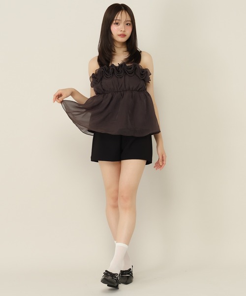 Heather(ヘザー)の「アソートコンパクトタイトショートパンツ 1063858(その他パンツ・レディース・ブラック系その他/グレー/ブラック・S/M)」の5枚目の写真