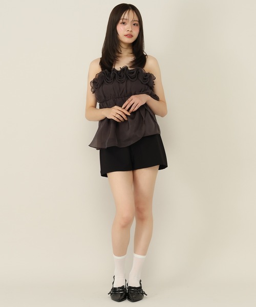 Heather(ヘザー)の「アソートコンパクトタイトショートパンツ 1063858(その他パンツ・レディース・ブラック系その他/グレー/ブラック・S/M)」の6枚目の写真