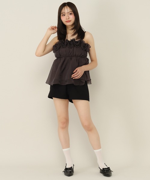 Heather(ヘザー)の「アソートコンパクトタイトショートパンツ 1063858(その他パンツ・レディース・ブラック系その他/グレー/ブラック・S/M)」の7枚目の写真