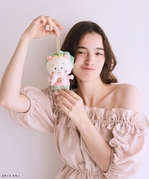 Maison de FLEUR（メゾンドフルール）の「COJI-COJI/バッグチャーム（キーホルダー・レディース・イエロー・FREE）」の2枚目の写真