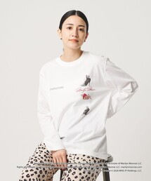 【別注】<GOOD ROCK SPEED>Marilyn Monroe/ロングスリーブ Tシャツ