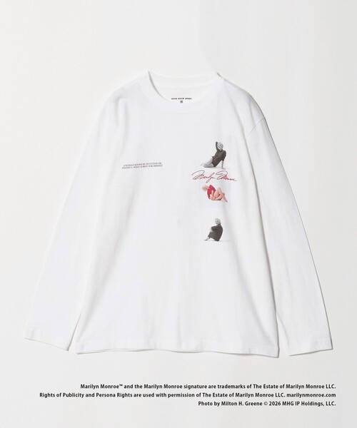 GOOD ROCK SPEED(グッドロックスピード)の「【別注】<GOOD ROCK SPEED>Marilyn Monroe/ロングスリーブ Tシャツ(Tシャツ/カットソー・レディース・ブラック/ホワイト・FREE)」の10枚目の写真
