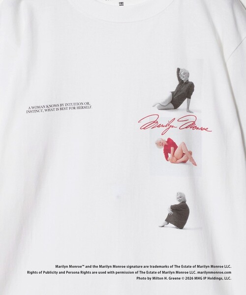 GOOD ROCK SPEED(グッドロックスピード)の「【別注】<GOOD ROCK SPEED>Marilyn Monroe/ロングスリーブ Tシャツ(Tシャツ/カットソー・レディース・ブラック/ホワイト・FREE)」の12枚目の写真