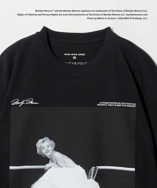 GOOD ROCK SPEED(グッドロックスピード)の「【別注】<GOOD ROCK SPEED>Marilyn Monroe/ロングスリーブ Tシャツ(Tシャツ/カットソー・レディース・ブラック/ホワイト・FREE)」の16枚目の写真