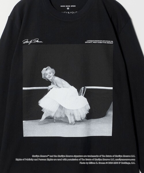 GOOD ROCK SPEED(グッドロックスピード)の「【別注】<GOOD ROCK SPEED>Marilyn Monroe/ロングスリーブ Tシャツ(Tシャツ/カットソー・レディース・ブラック/ホワイト・FREE)」の18枚目の写真