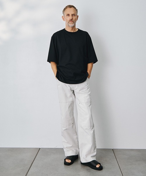 TANAKA(タナカ)の「【TANAKA/タナカ】別注NEW CLASSIC WORK JEANS NATURAL LINEN(デニムパンツ・メンズ・ホワイト・34/32/30/28/36)」の2枚目の写真
