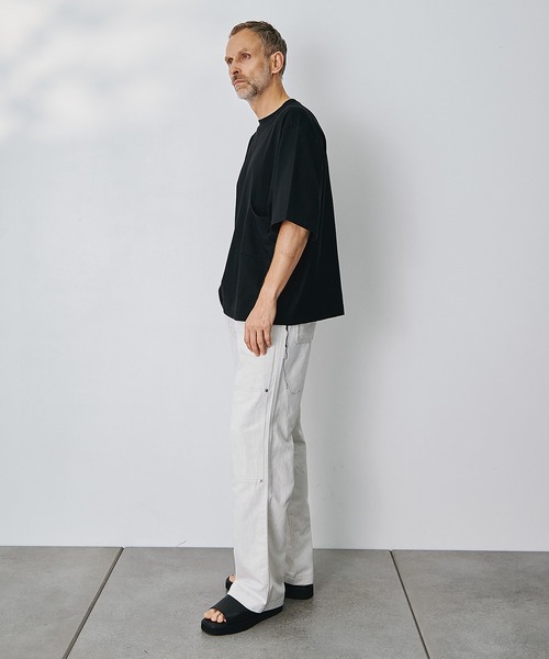 TANAKA(タナカ)の「【TANAKA/タナカ】別注NEW CLASSIC WORK JEANS NATURAL LINEN(デニムパンツ・メンズ・ホワイト・34/32/30/28/36)」の3枚目の写真
