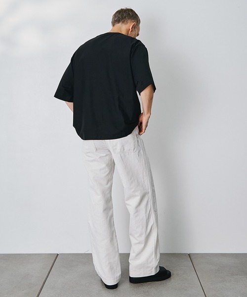 TANAKA(タナカ)の「【TANAKA/タナカ】別注NEW CLASSIC WORK JEANS NATURAL LINEN(デニムパンツ・メンズ・ホワイト・34/32/30/28/36)」の4枚目の写真
