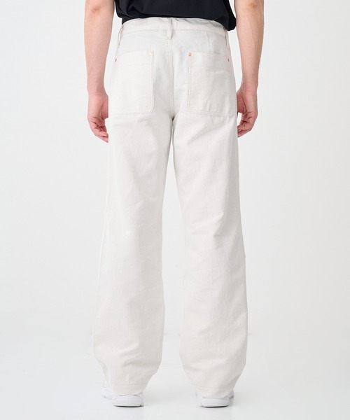 TANAKA(タナカ)の「【TANAKA/タナカ】別注NEW CLASSIC WORK JEANS NATURAL LINEN(デニムパンツ・メンズ・ホワイト・34/32/30/28/36)」の8枚目の写真