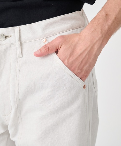 TANAKA(タナカ)の「【TANAKA/タナカ】別注NEW CLASSIC WORK JEANS NATURAL LINEN(デニムパンツ・メンズ・ホワイト・34/32/30/28/36)」の10枚目の写真