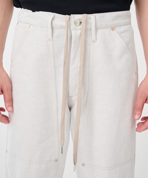 TANAKA(タナカ)の「【TANAKA/タナカ】別注NEW CLASSIC WORK JEANS NATURAL LINEN(デニムパンツ・メンズ・ホワイト・34/32/30/28/36)」の12枚目の写真