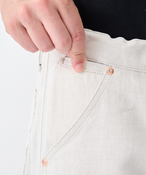 TANAKA(タナカ)の「【TANAKA/タナカ】別注NEW CLASSIC WORK JEANS NATURAL LINEN(デニムパンツ・メンズ・ホワイト・34/32/30/28/36)」の14枚目の写真
