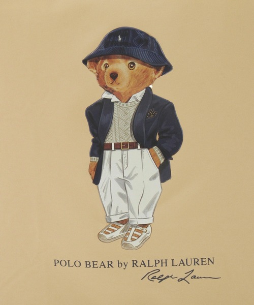 POLO RALPH LAUREN(ポロ ラルフ ローレン)の「ポケッタブル レインバッグ ループ付き ”ワンポイント シーズンベア”(トートバッグ・レディース・ネイビー/ベージュ・FREE)」の7枚目の写真