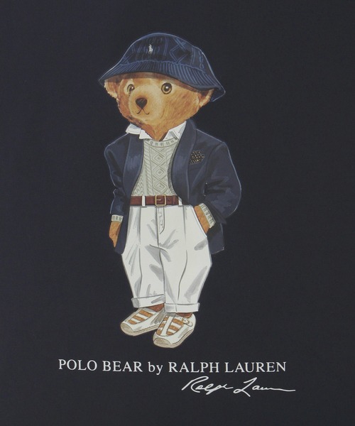 POLO RALPH LAUREN(ポロ ラルフ ローレン)の「ポケッタブル レインバッグ ループ付き ”ワンポイント シーズンベア”(トートバッグ・レディース・ネイビー/ベージュ・FREE)」の11枚目の写真