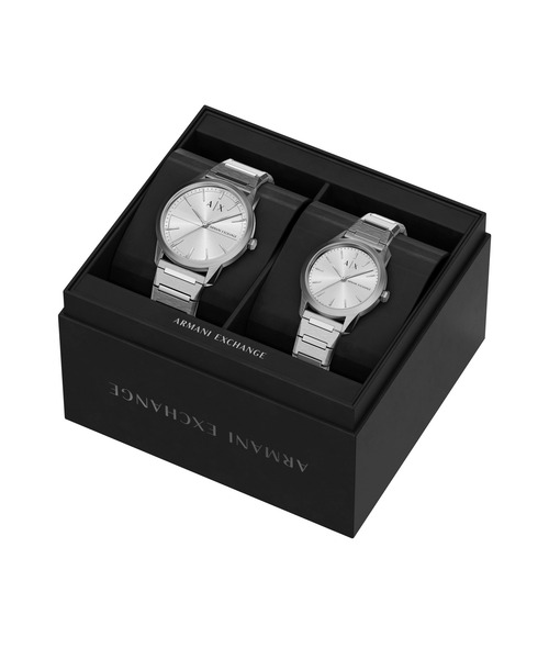 ARMANI EXCHANGE(アルマーニエクスチェンジ)の「アルマーニ・エクスチェンジ 腕時計 メンズ アナログ ステンレス AX7180SET(アナログ腕時計・メンズ・シルバー・FREE)」の6枚目の写真