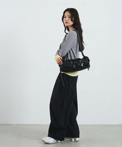 ROSE BUD(ローズバッド)の「COLOR BLOCK LAYERED TEE(Tシャツ/カットソー・レディース・グレー/ライトグリーン・ONE SIZE)」の8枚目の写真