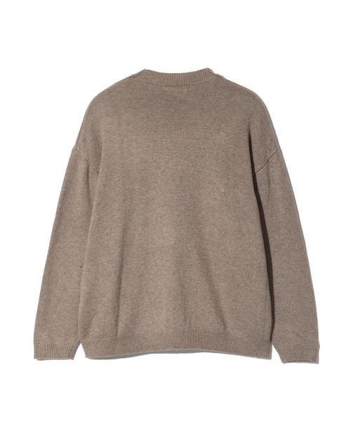 glamb(グラム)の「Jacquard Pullover Knit / ジャガードプルオーバーニット(ニット/セーター・メンズ・ベージュ/ブラック・S/M/L)」の4枚目の写真