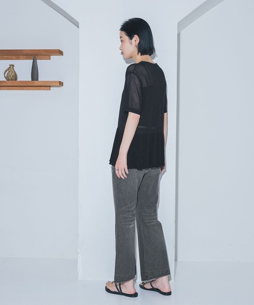 LAKOLE（ラコレ）の「フレアデニムパンツ / 1017697（デニムパンツ・レディース・ブラック/インディゴブルー・LARGE/MEDIUM）」の10枚目の写真