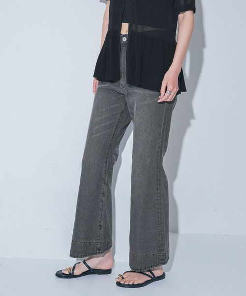 LAKOLE（ラコレ）の「フレアデニムパンツ / 1017697（デニムパンツ・レディース・ブラック/インディゴブルー・LARGE/MEDIUM）」の14枚目の写真